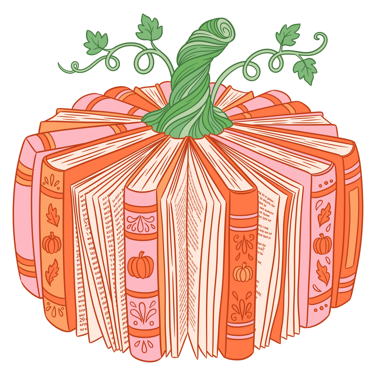 Transfer Pumpkin of Books