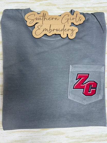 Comfort Color Pocket Granite Short Sleeve