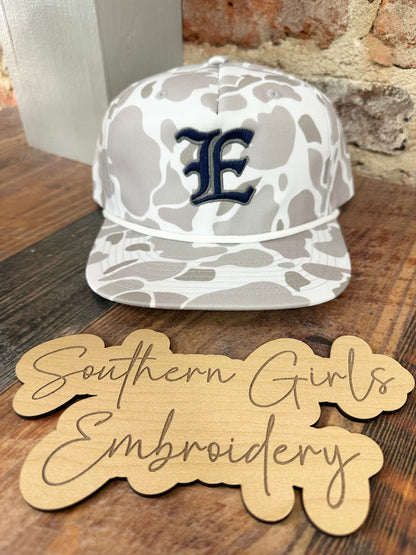 Camo Richardson Hat with Embroidery