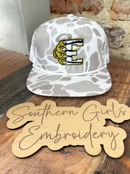 Camo Richardson Hat with Embroidery