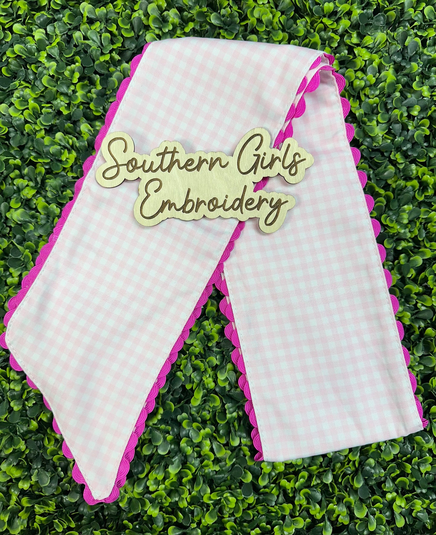 Wreath Sash-RickRack-LeviLane