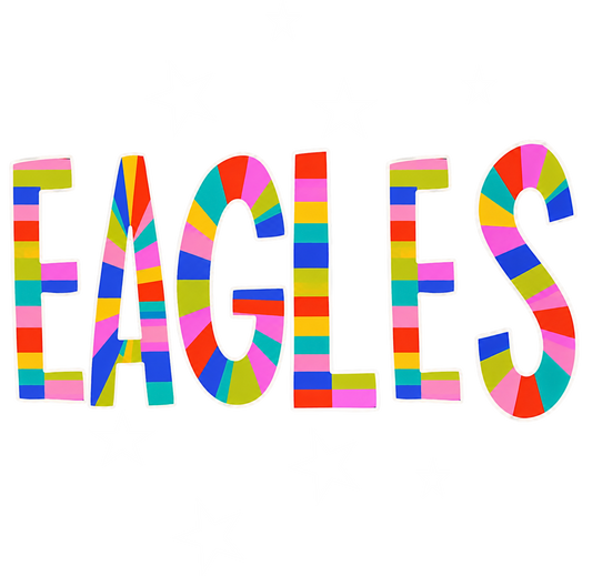 Transfer Multi Color Eagles