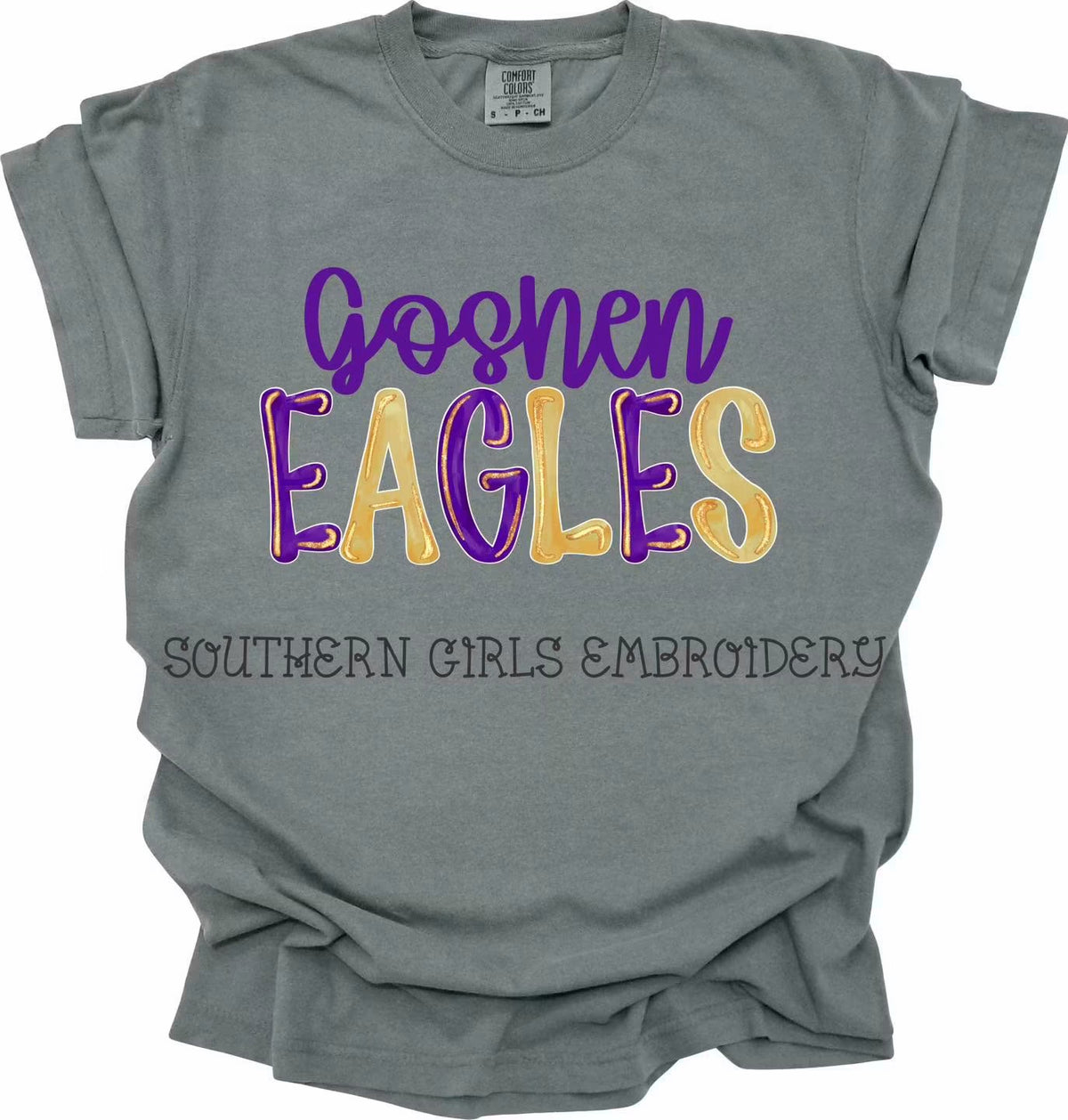 School Spirit Mascot Comfort Color Granite