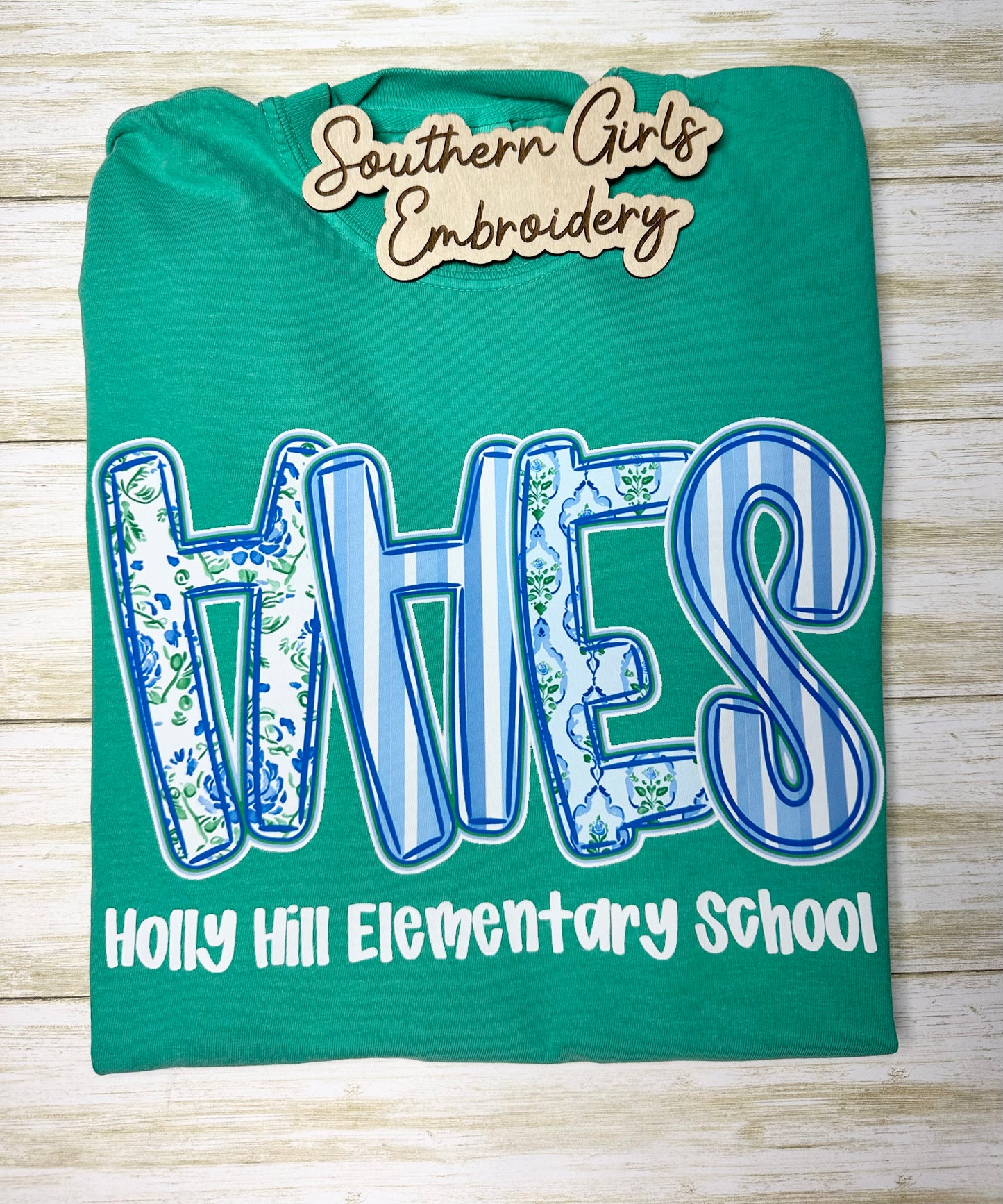 HHES Comfort Color Island Green Short Sleeve