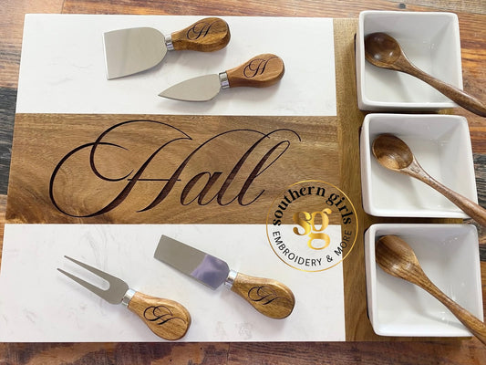 Charcuterie Marble/Wood Large