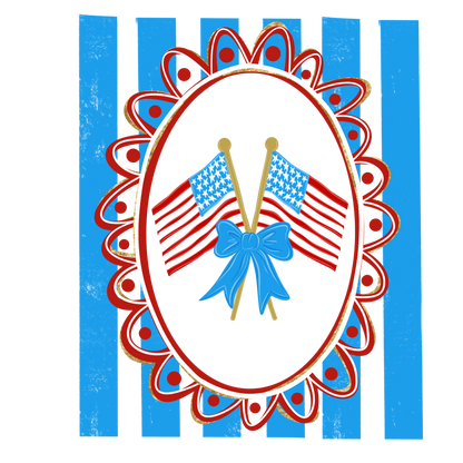 Transfer Adult America Lines Flag with pocket