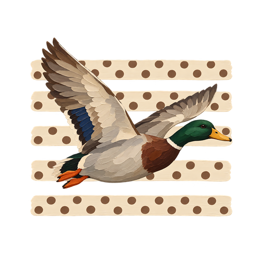 Transfer Duck Dot Stripes