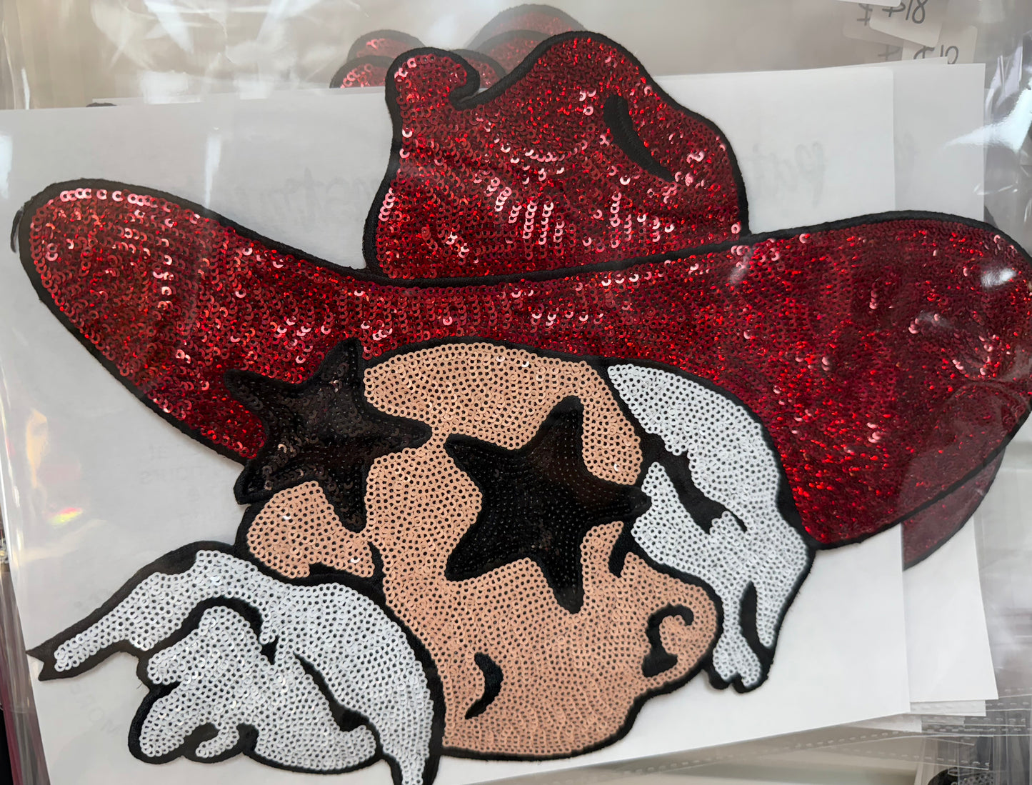 Patch Sequin Rebel Man