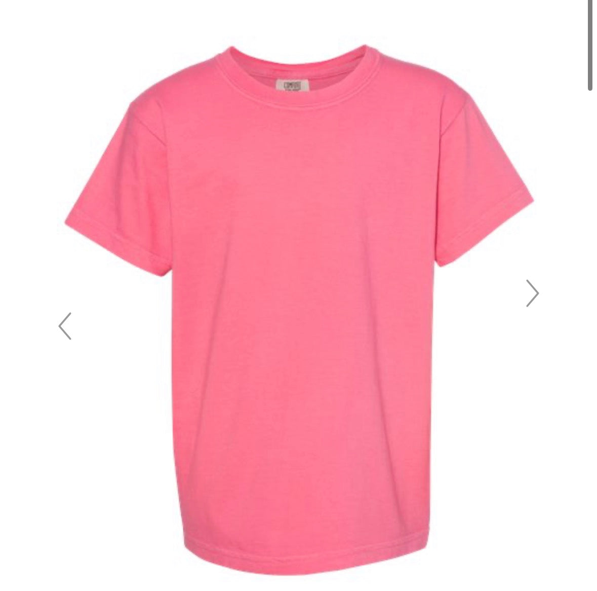Youth Comfort Color SS