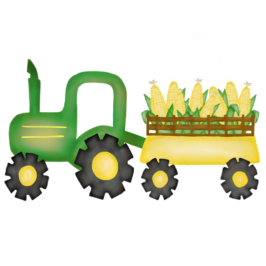 Transfer Tractor with corn