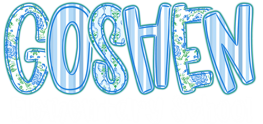 Transfer Goshen Elementary Blue Floral