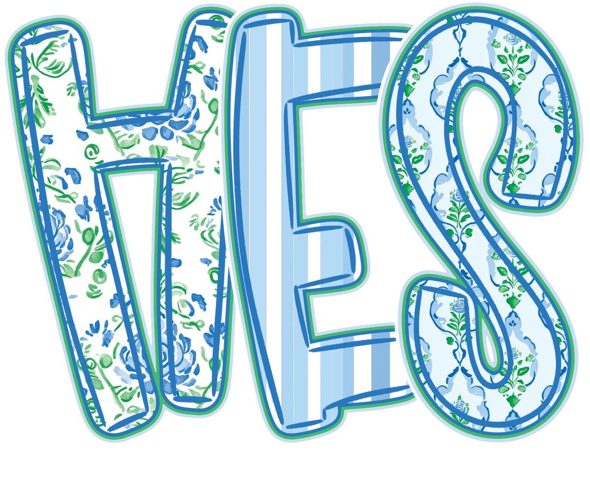 Transfer Hillcrest Elem Blue Floral
