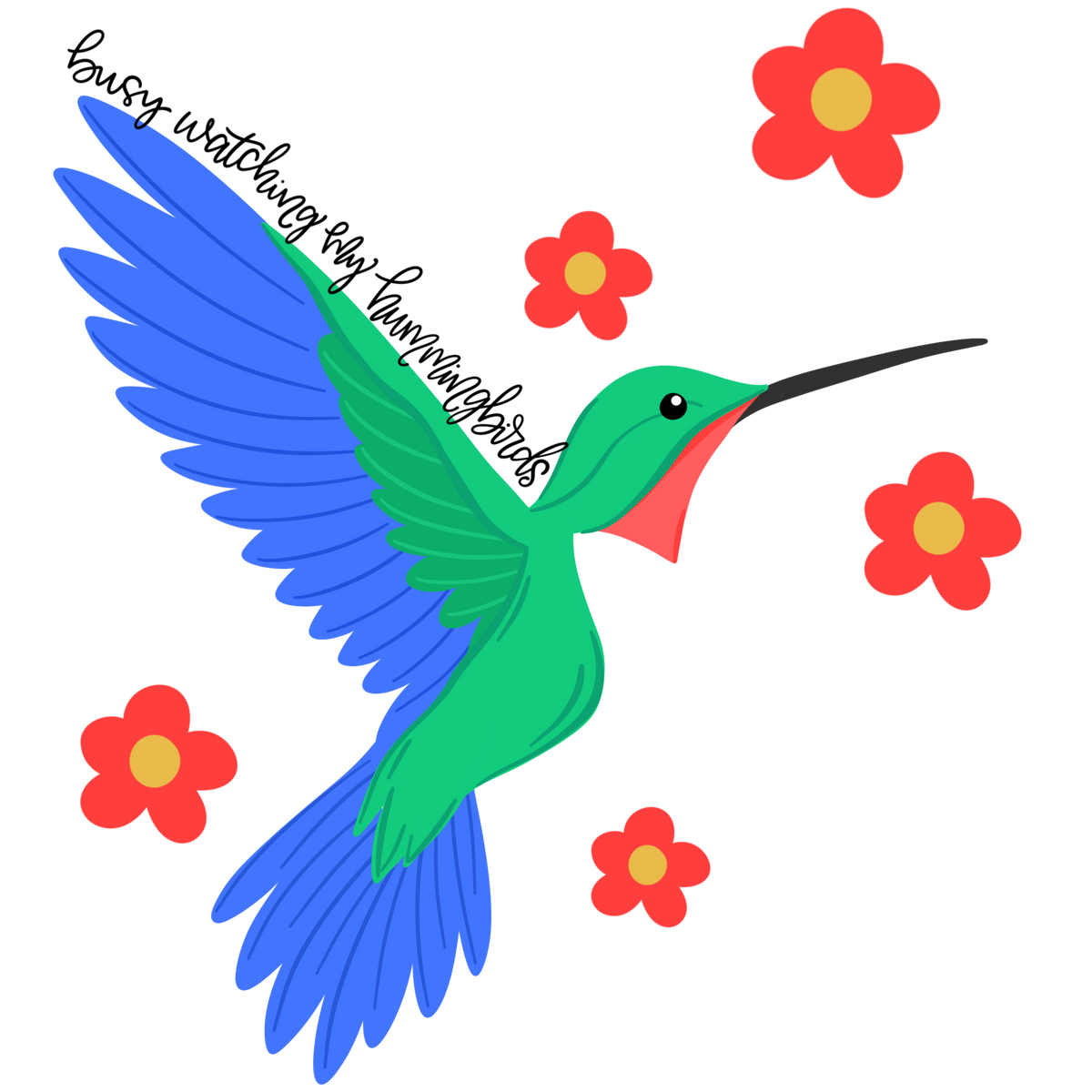 Transfer Busy Hummingbirds