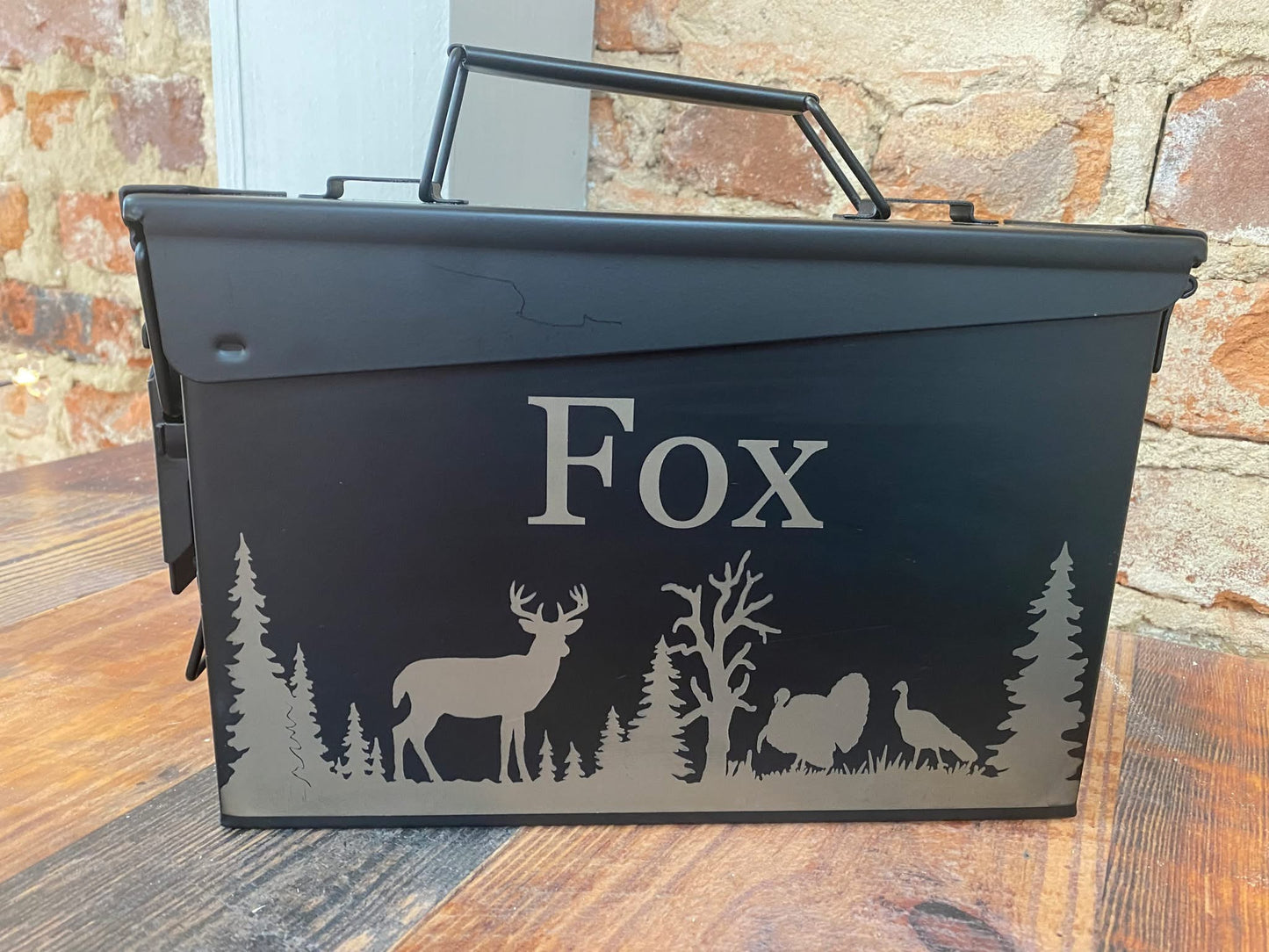 Ammo box with personalization