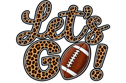 Transfer Let's Go football leopard