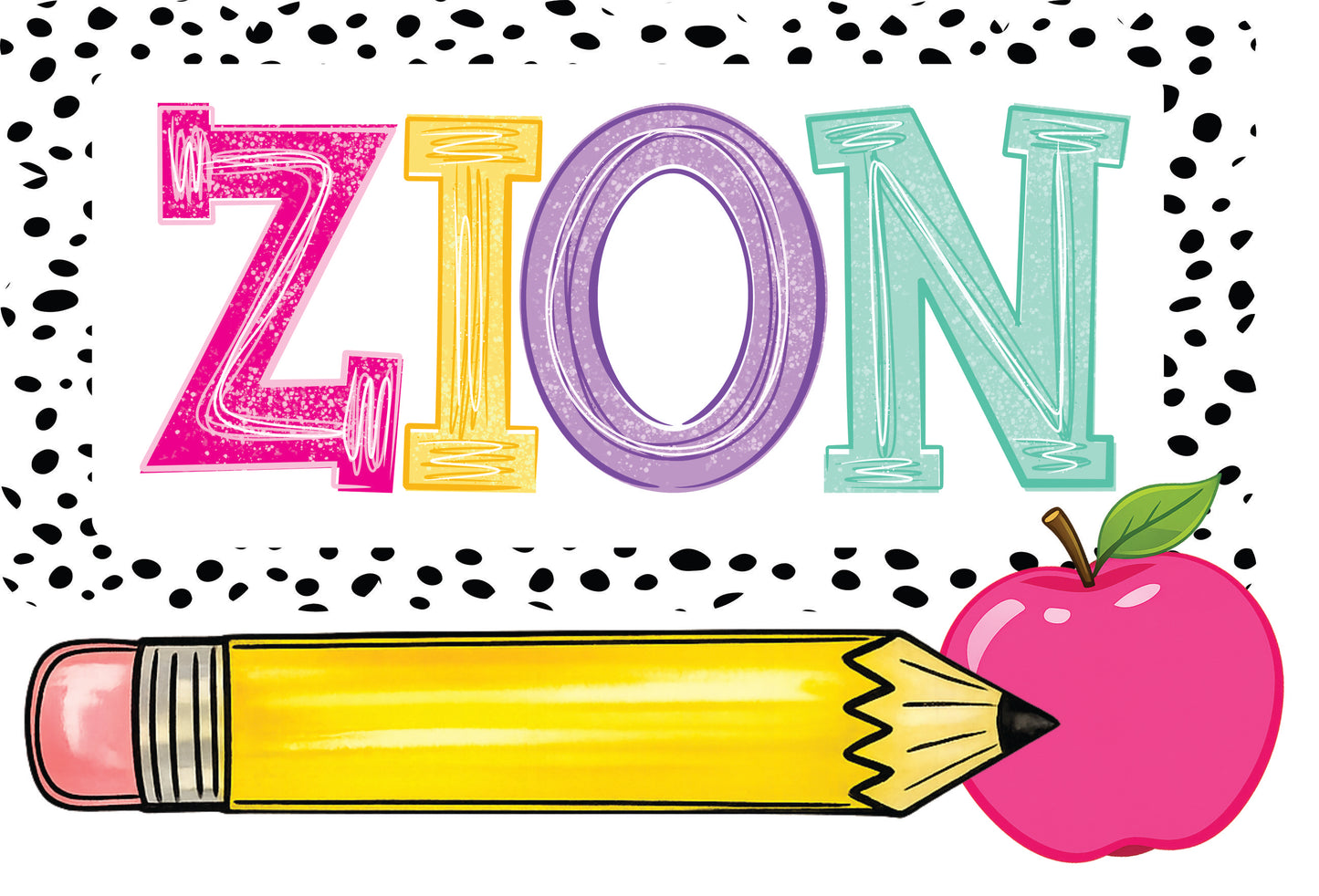 Transfer Neon Dalmatian Schools