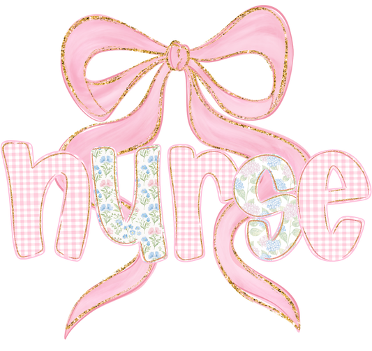 Transfer Nurse Bow Gingham