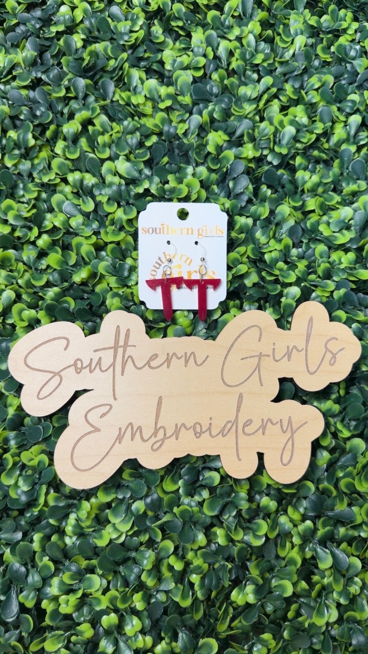 Licensed Power T Earrings
