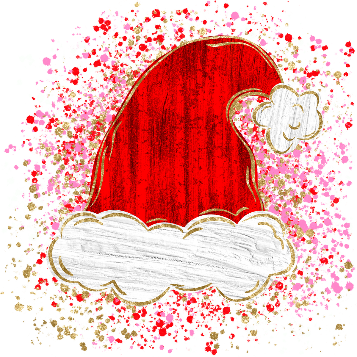 Transfer Santa Splatter