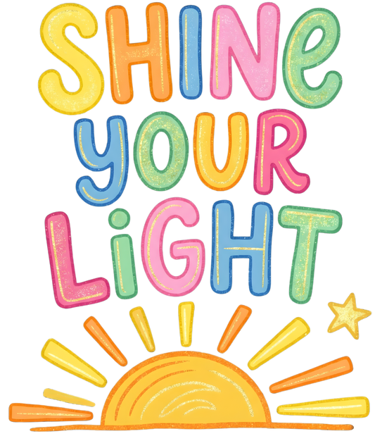 Transfer Adult Shine Your Light