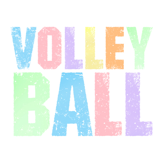 Transfer Volleyball Distressed