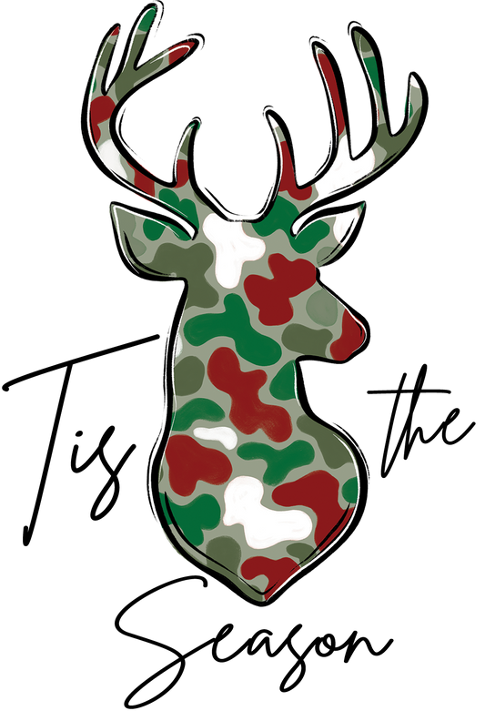 Transfer Tis Season Camo Deer