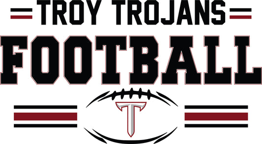 Licensed Troy Trojans Football Line Design