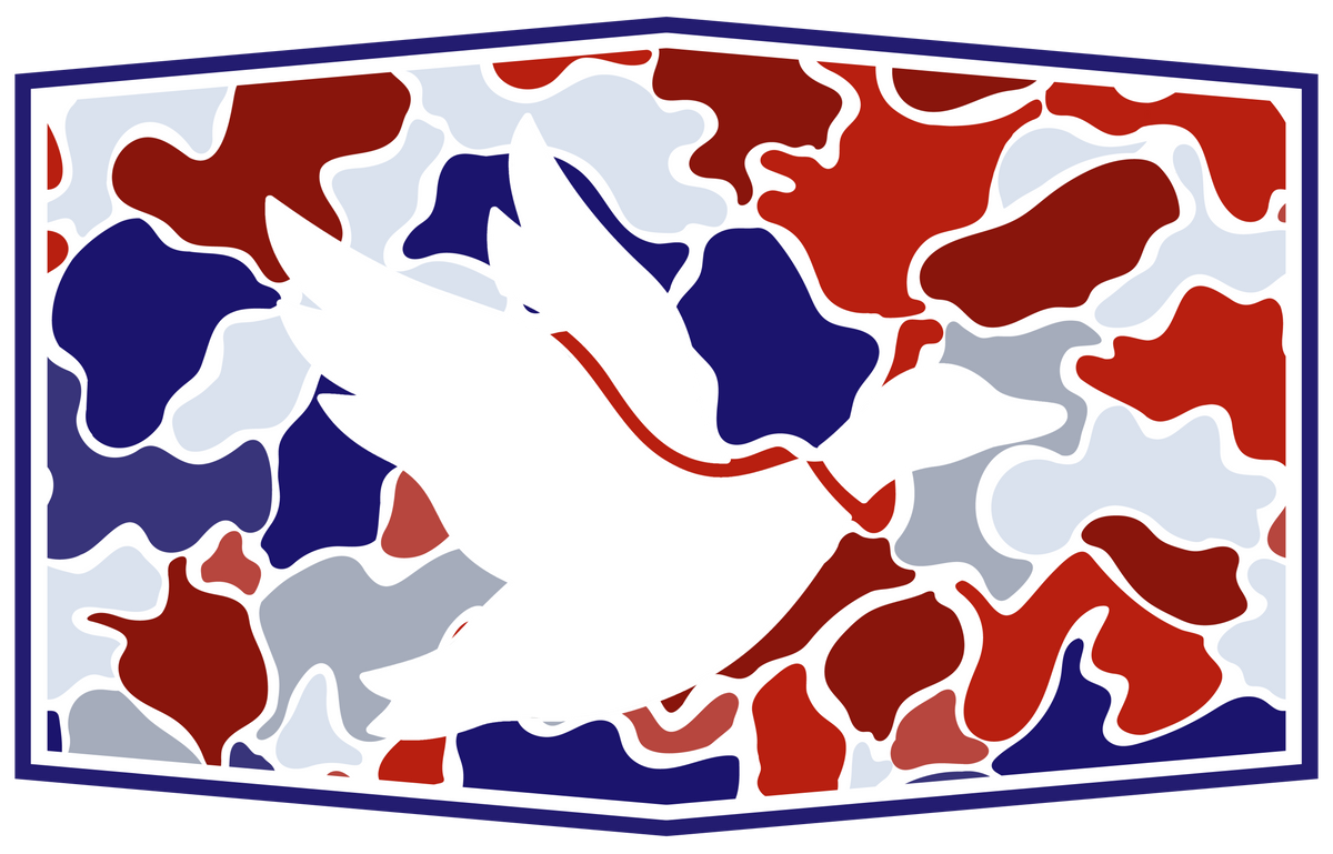 Transfer Adult Patriotic Duck with pocket