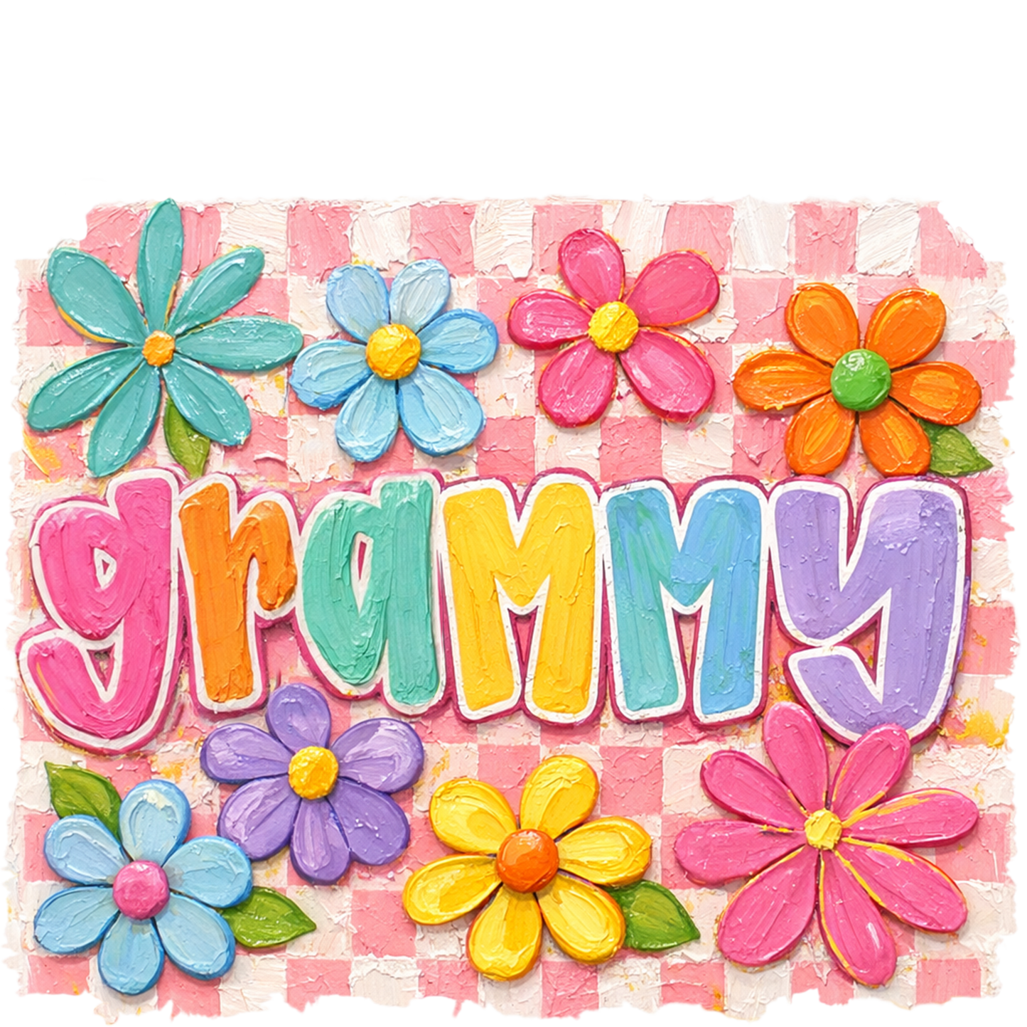 Transfer Adult Hand Painted Mom Designs