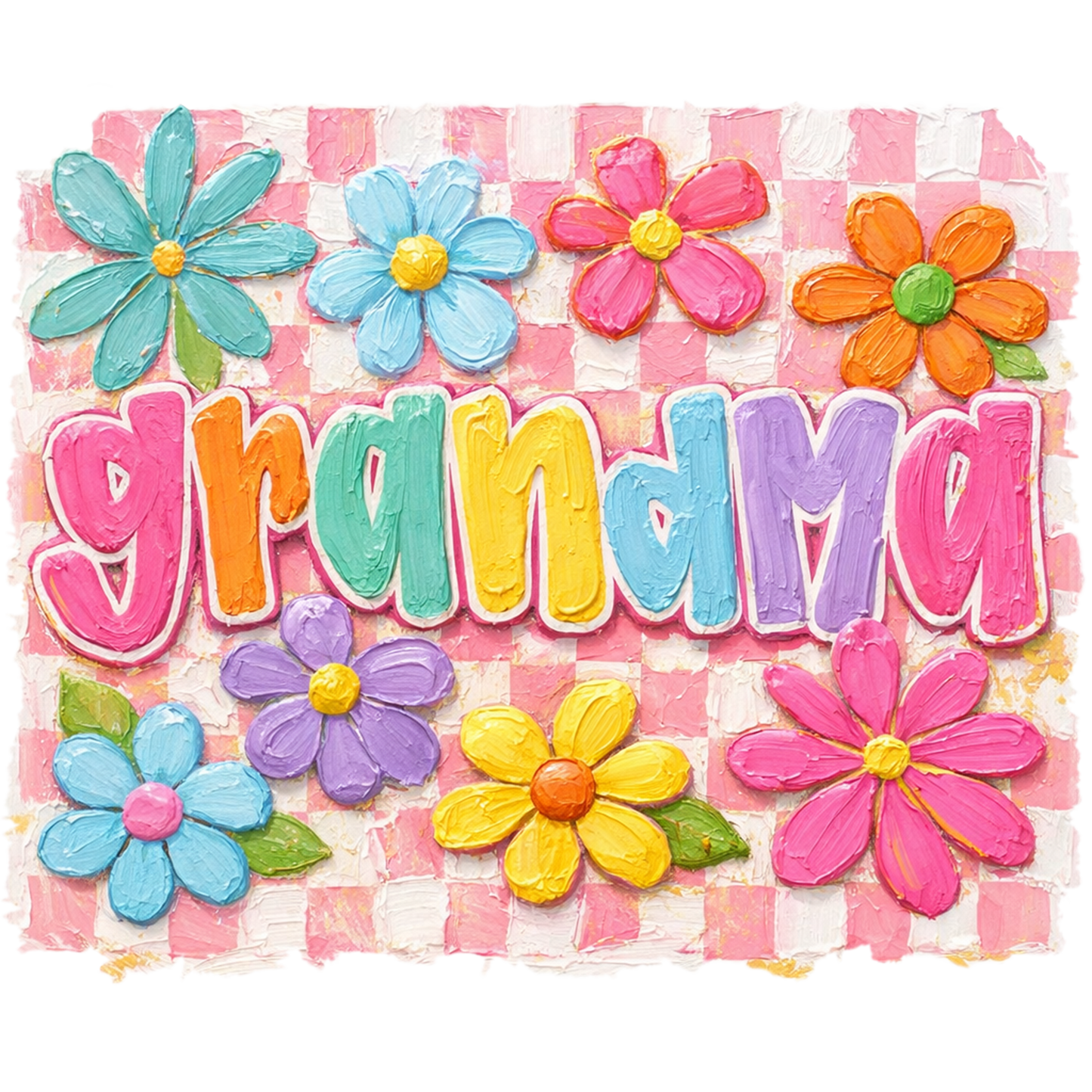 Transfer Adult Hand Painted Mom Designs