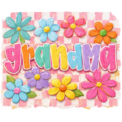Transfer Adult Hand Painted Mom Designs