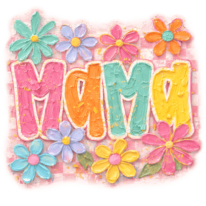Transfer Adult Hand Painted Mom Designs