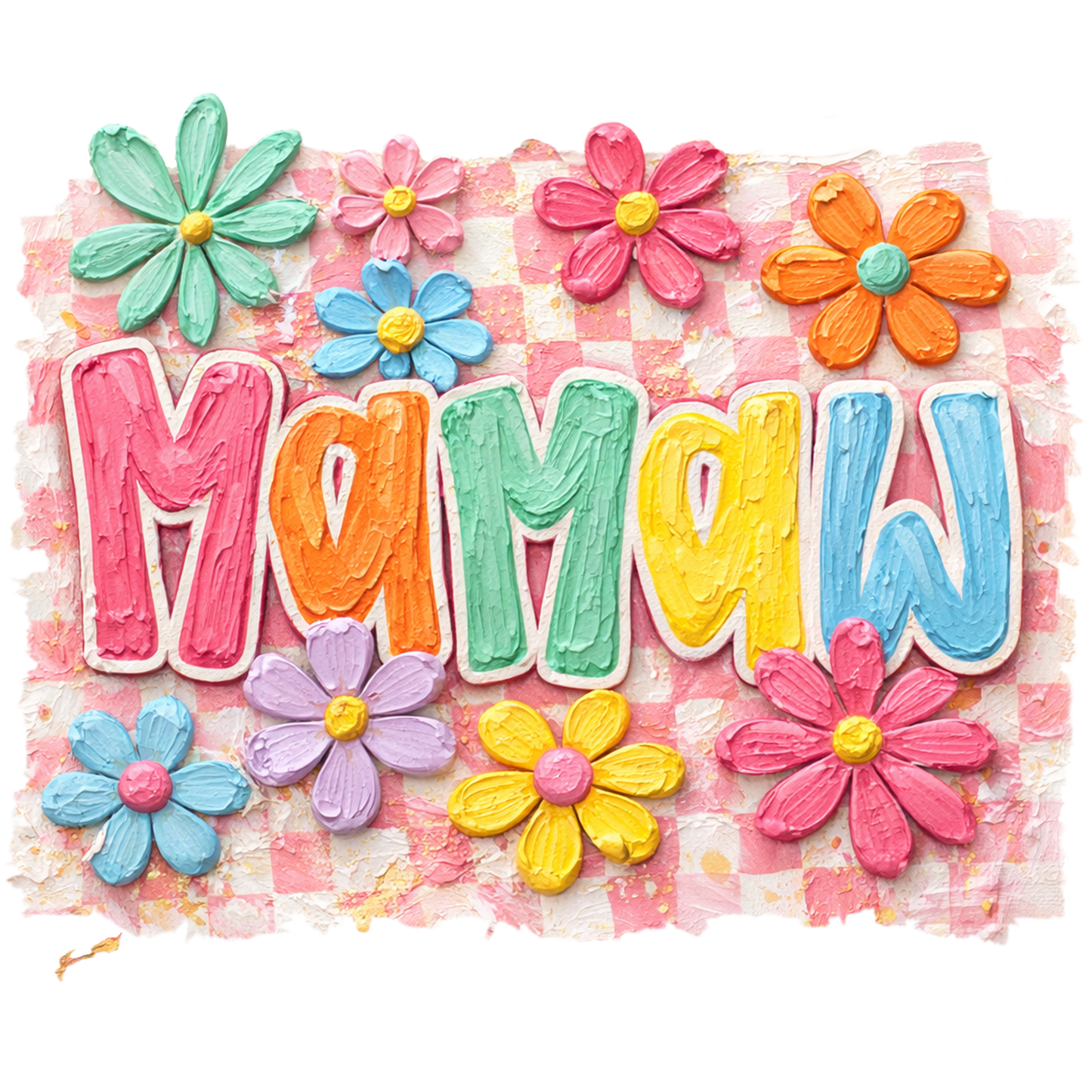 Transfer Adult Hand Painted Mom Designs
