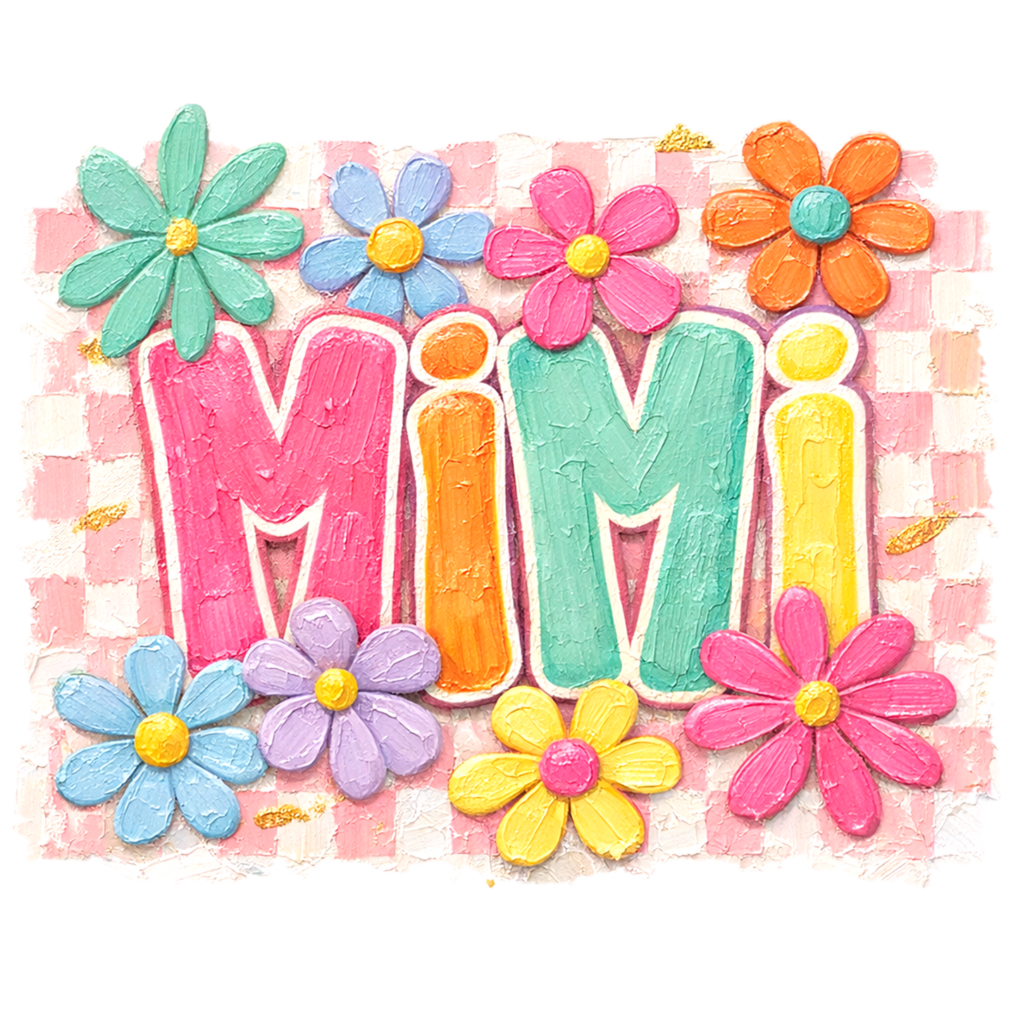 Transfer Adult Hand Painted Mom Designs