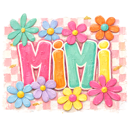 Transfer Adult Hand Painted Mom Designs